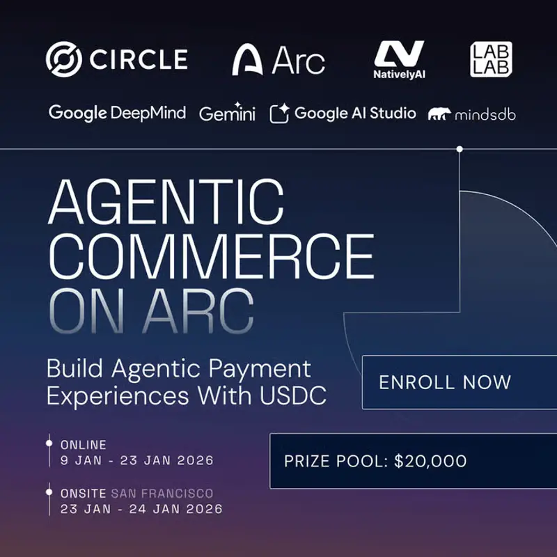 AIsa 在 Agentic Commerce on Arc (Circle) 全球黑客松中荣获亚军缩略图