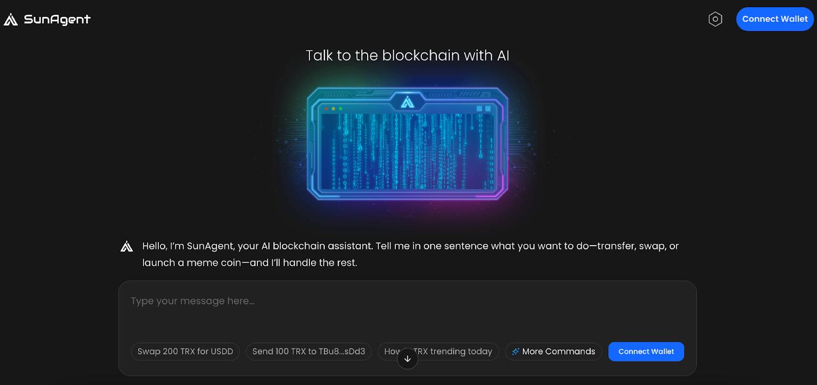 AI 驱动新纪元：SunAgent 以 AI 智能交互中枢，重塑波场 TRON 链上交互新范式缩略图