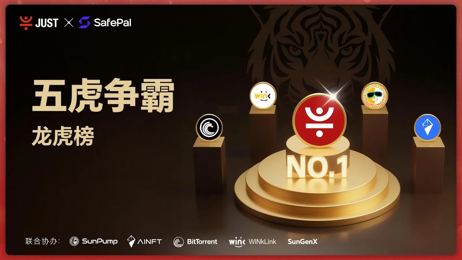 “五虎争霸赛”圆满收官|JST、SUN、NFT 夺魁,SUN.io 接棒生态新动能缩略图 “五虎争霸赛”圆满收官|JST、SUN、NFT 夺魁,SUN.io 接棒生态新动能缩略图